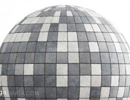 تکسچر پیاده رو سیاه و سفید